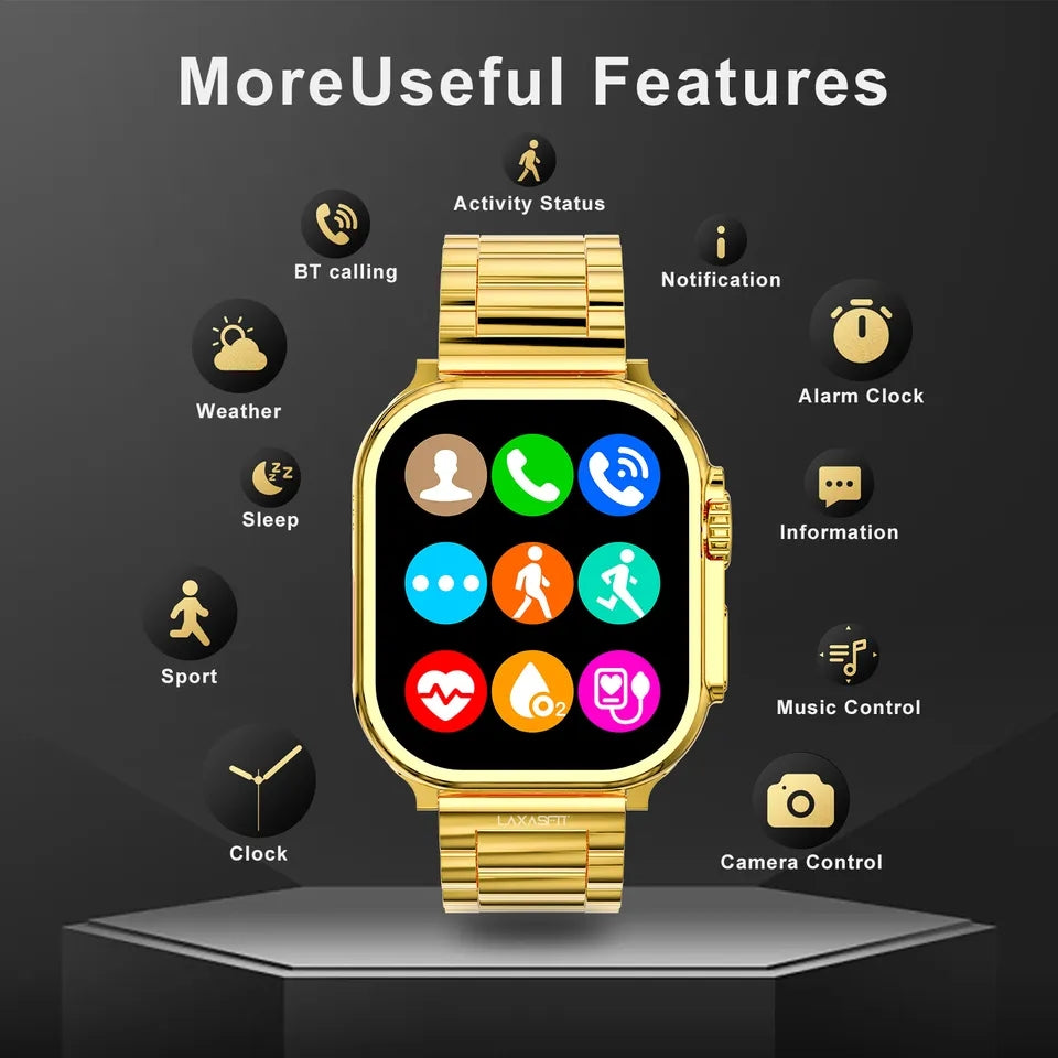 24K Gold Series Watch 8 Ultra Smartwatch