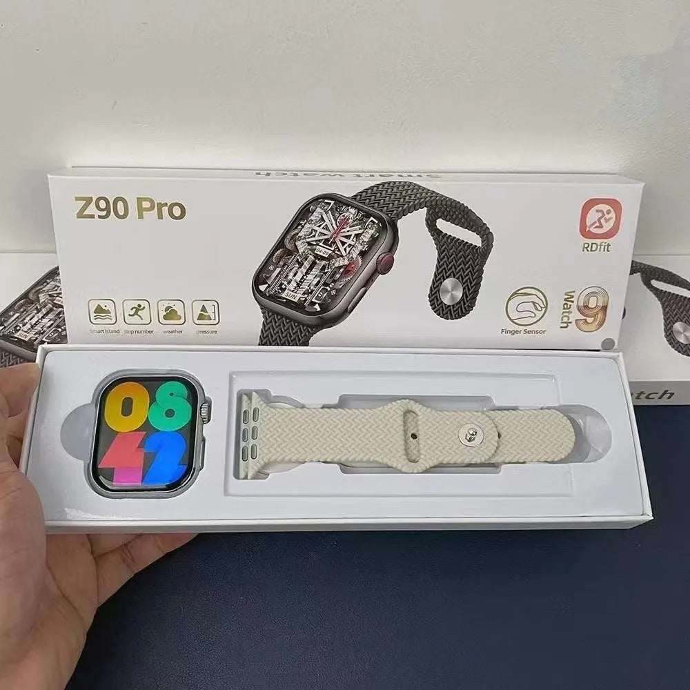 Z90 Pro Smartwatch – Bluetooth Calls, Gesture Control, Heart Rate & Health Monitoring